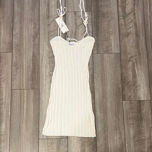 SNDYS Baha Tie Shoulder Mini Dress